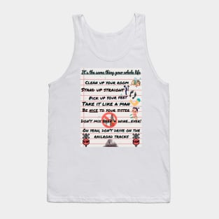 Phil Connors' Rules to Live By ~ Tank Top